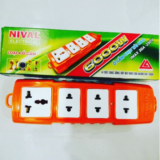 [HCM]Ổ cắm siêu chịu tải 6000w NIVAL
