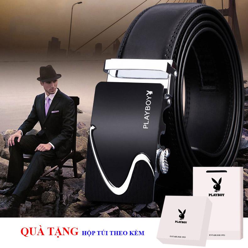 Thắt lưng/ dây nịt nam thời trang (full hộp túi làm quà tặng)