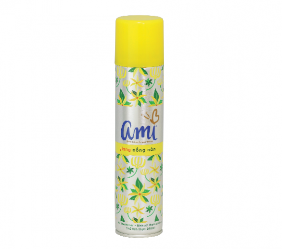Xịt Phòng Ami 280ml Kết hợp công nghệ tiên tiến và chiết xuất tinh dầu từ