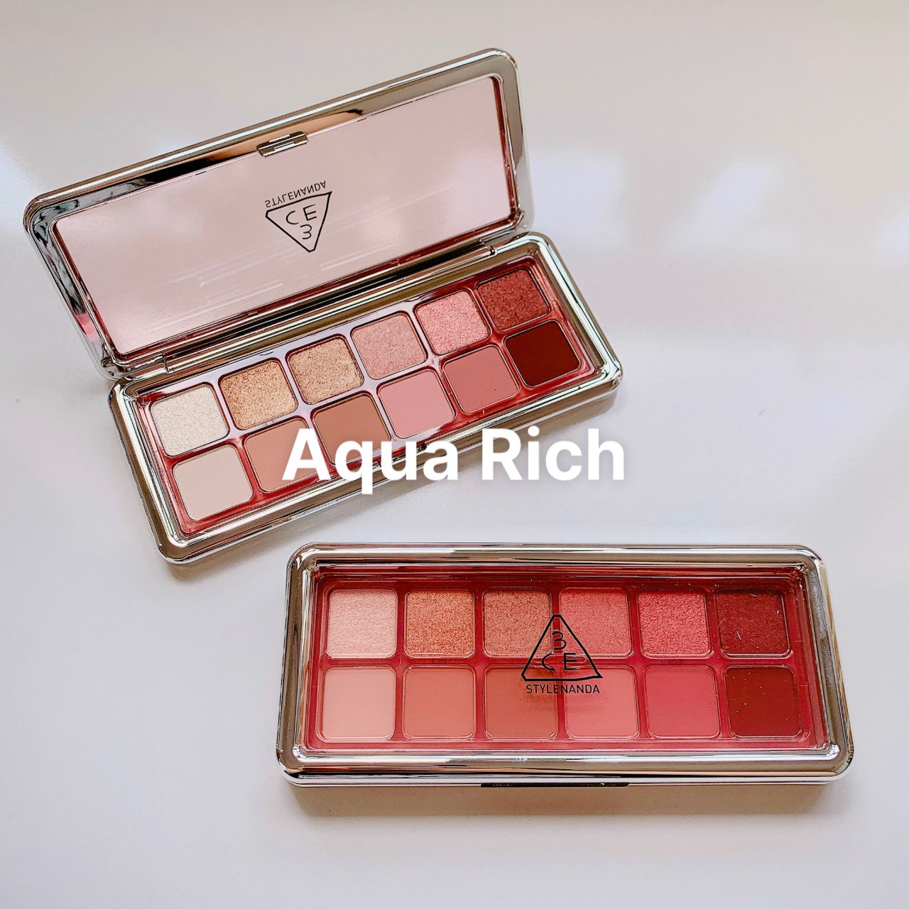 Bảng Phấn Mắt 12 Ô 3CE NEW TAKE EYESHADOW PALETTE [Motion Frame - Raw Neutrals - Creative Filter - Cheery - Purely]