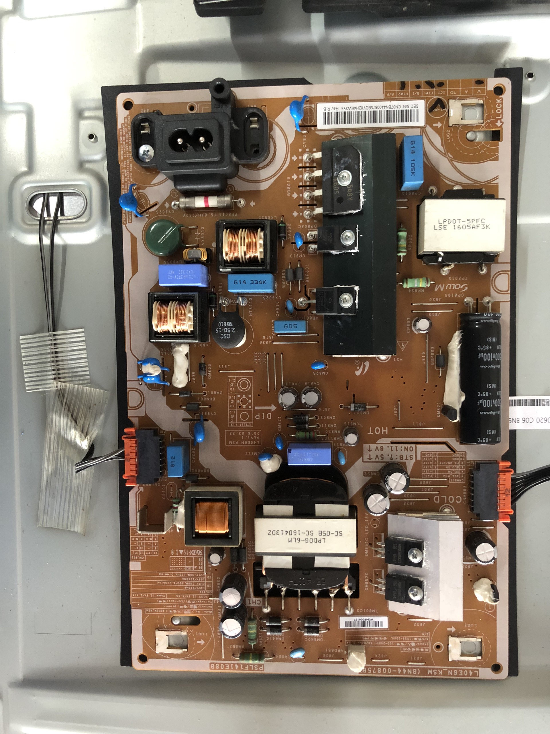 SAMSUNG UA43KU6500K (BO NGUỒN)