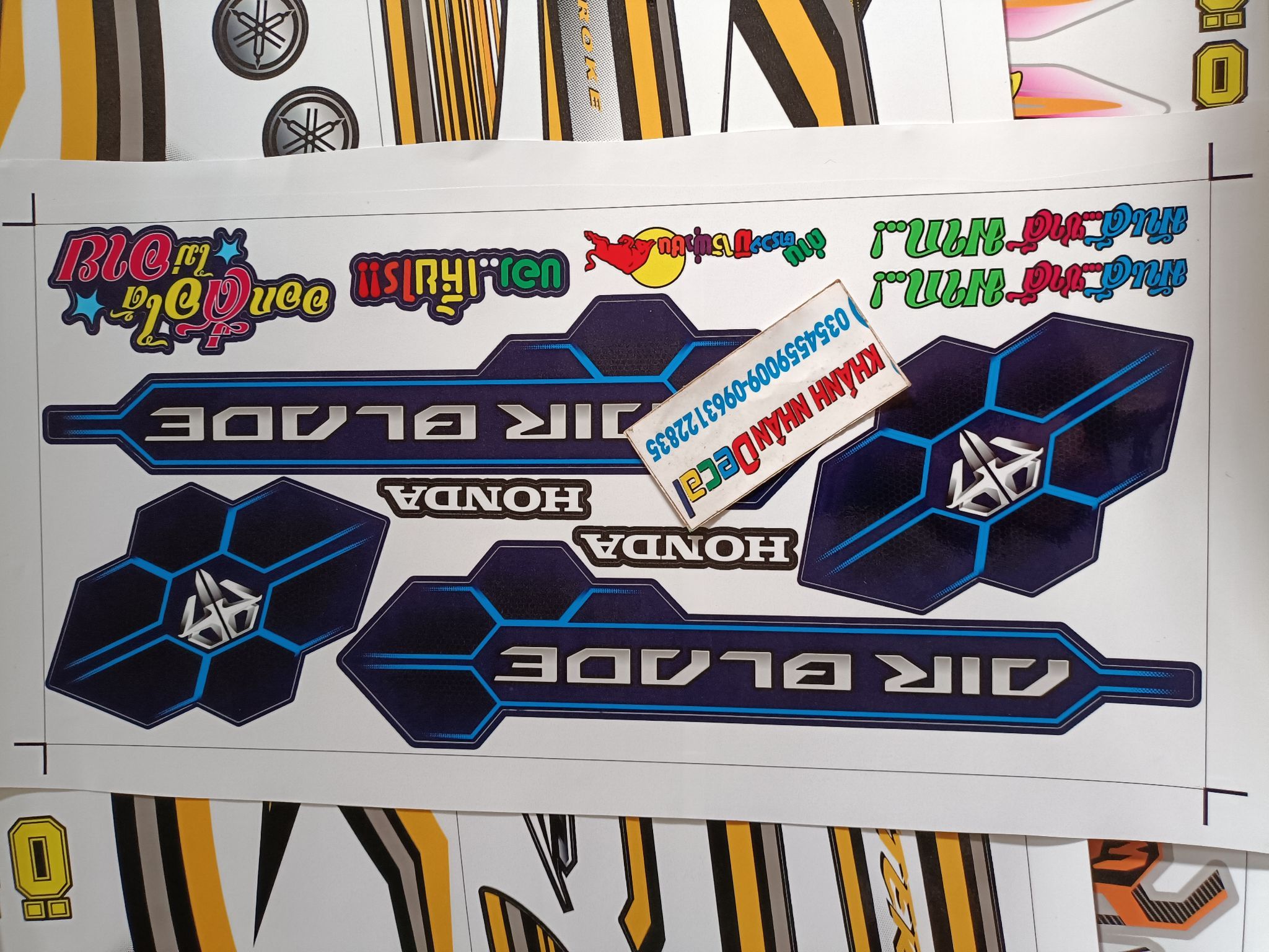 tem rời AB 2016-19 tổ ong