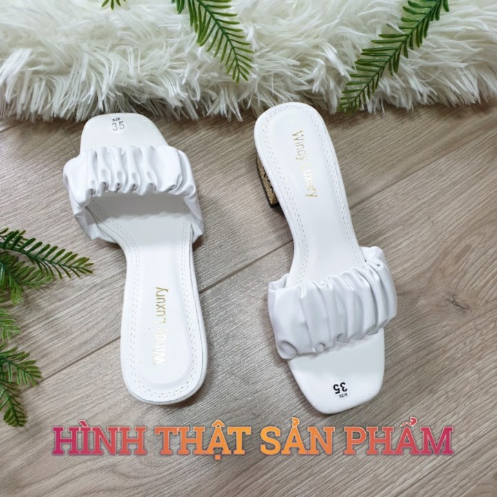 [HCM]DÉP QUAI NGANG NHÚN GÓT VÀNG 5CM