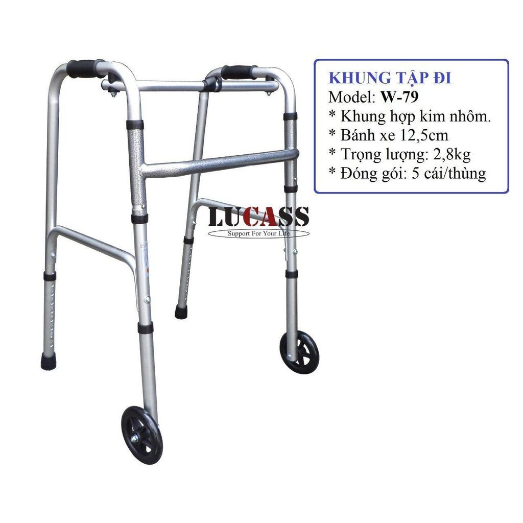 Khung tập đi bánh xe lớn Lucass W79