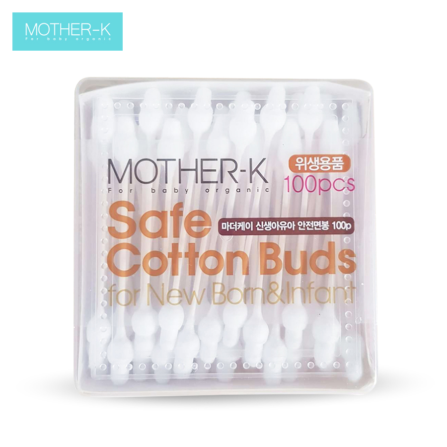 Tăm bông sơ sinh Mother-K Hàn Quốc(100c)