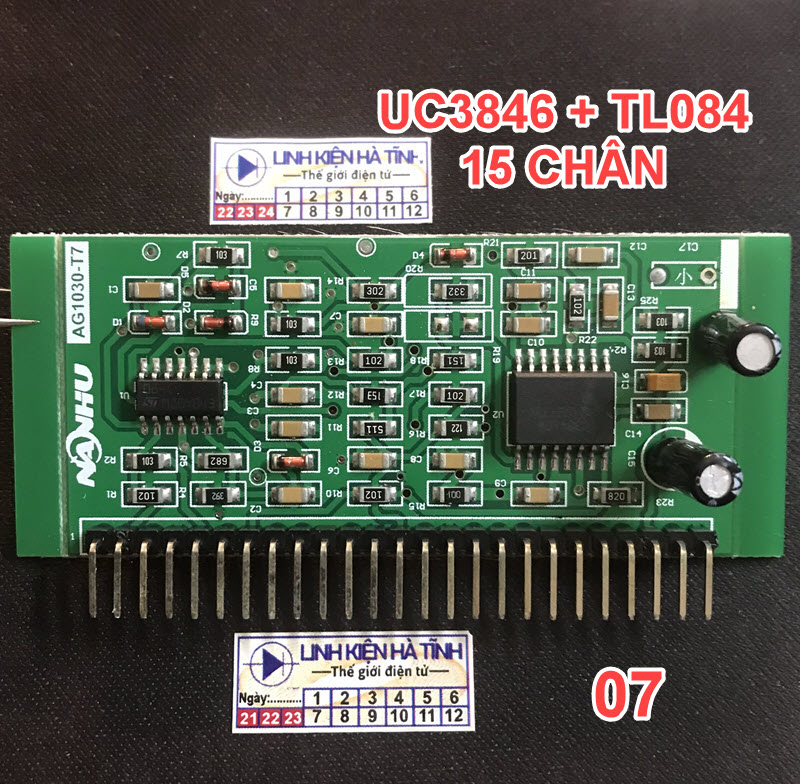 Bo điều khiển máy hàn bo xung mạch lái igbt máy hàn sg3525 tl084cn 4606 uc3846n ca3140