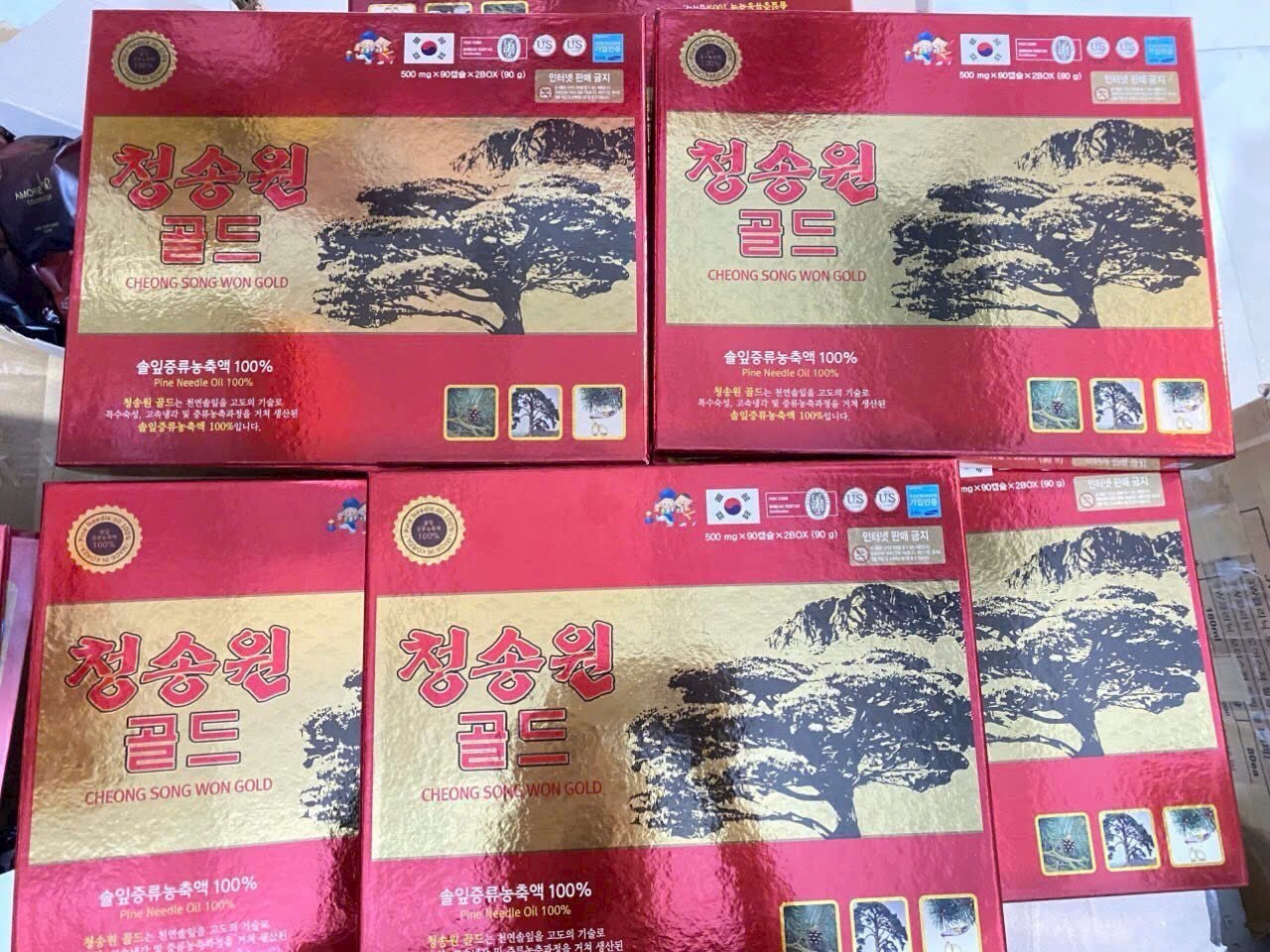 TINH DẦU THÔNG ĐỎ CHEONGSONGWON GOLD HÀN QUỐC