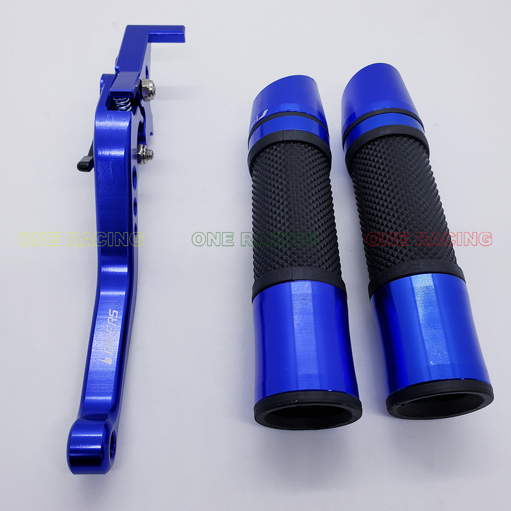 [COMBO 2 MÓN] Bao tay cầm xe máy gù xéo rizoma, tay thắng phanh xe wave, sirius, dream, mẫu cao cấp, màu xanh, ONE RACING