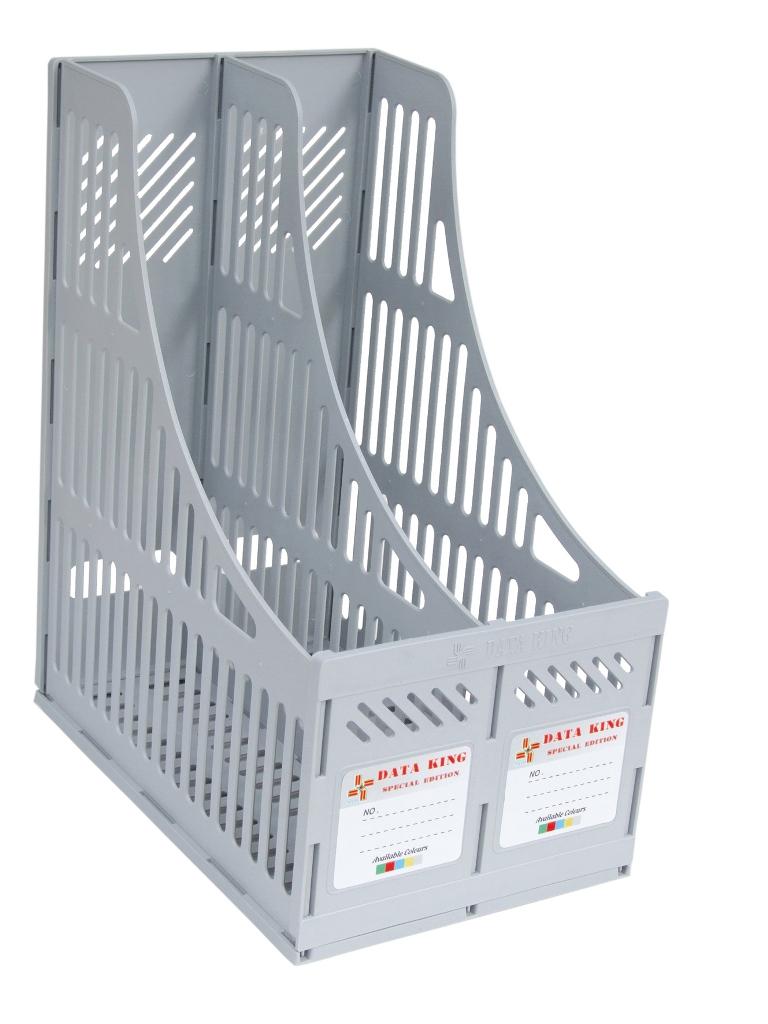 Khay Đựng Hồ Sơ 2 ngăn ( màu xám) ( tự ráp)