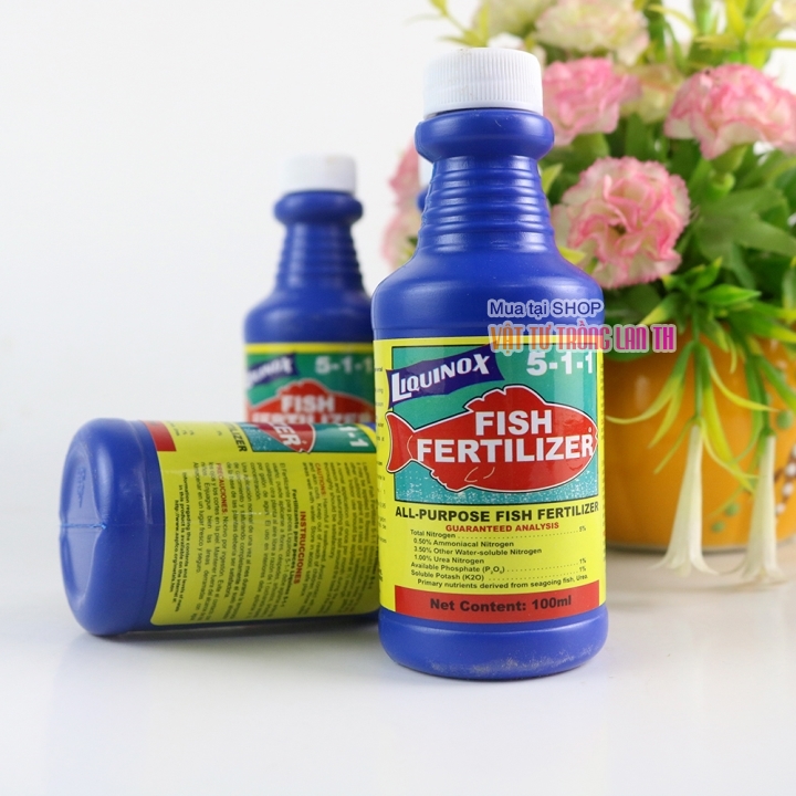 Phân đạm cá Fish Fertilizer Mỹ lọ 100ml