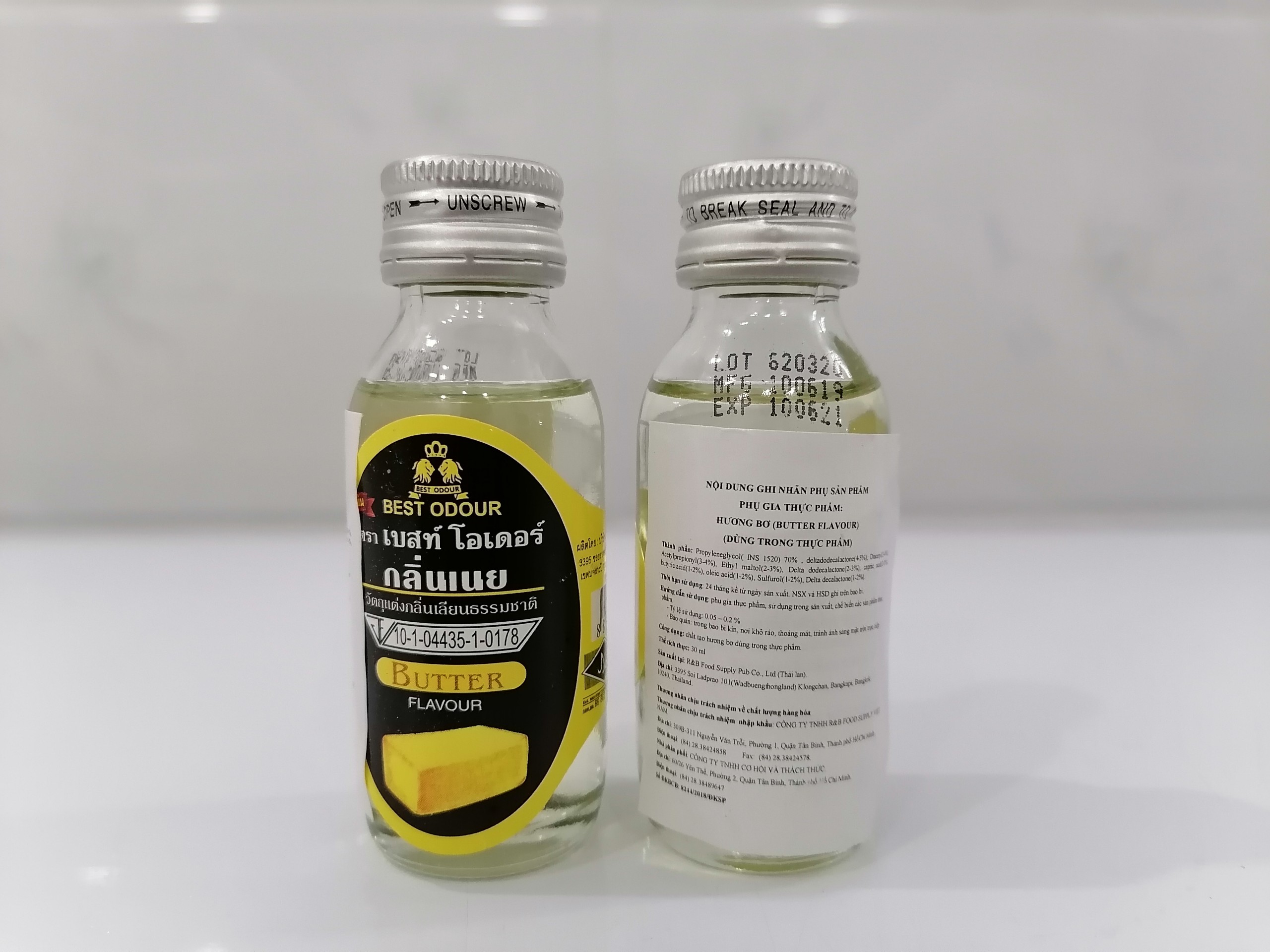 [Lọ nhỏ 30ml – BƠ] Hương thực phẩm [Thailand] BEST ODOUR Flavour Butter (halal) (cac-hk)