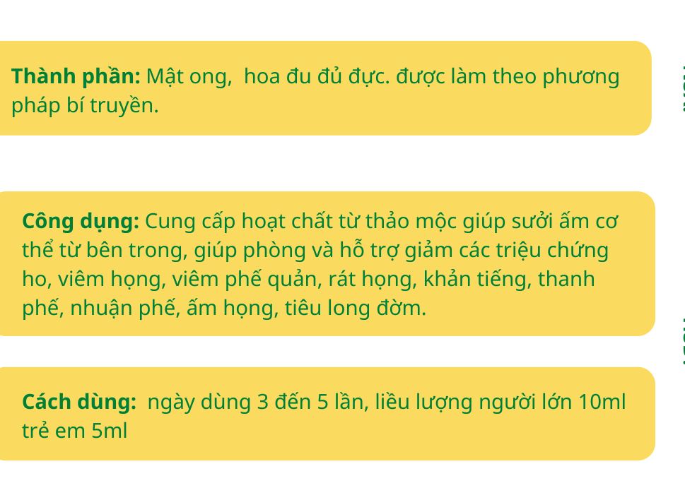 Hoa đu đủ đực ngâm mật ong 300ml