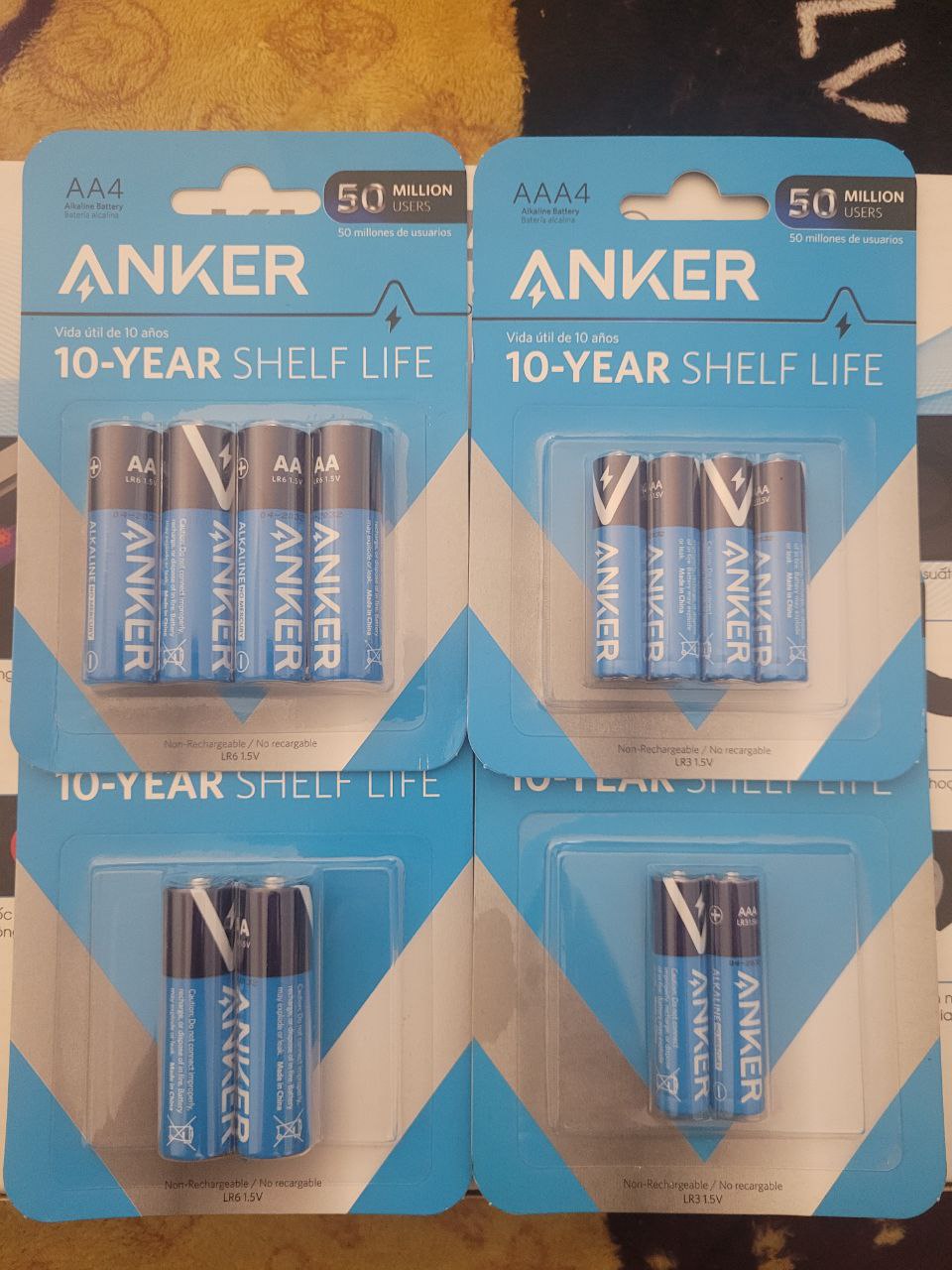 Pin Kiềm AAA - AA ANKER Alkaline (Bộ 4 Pin)