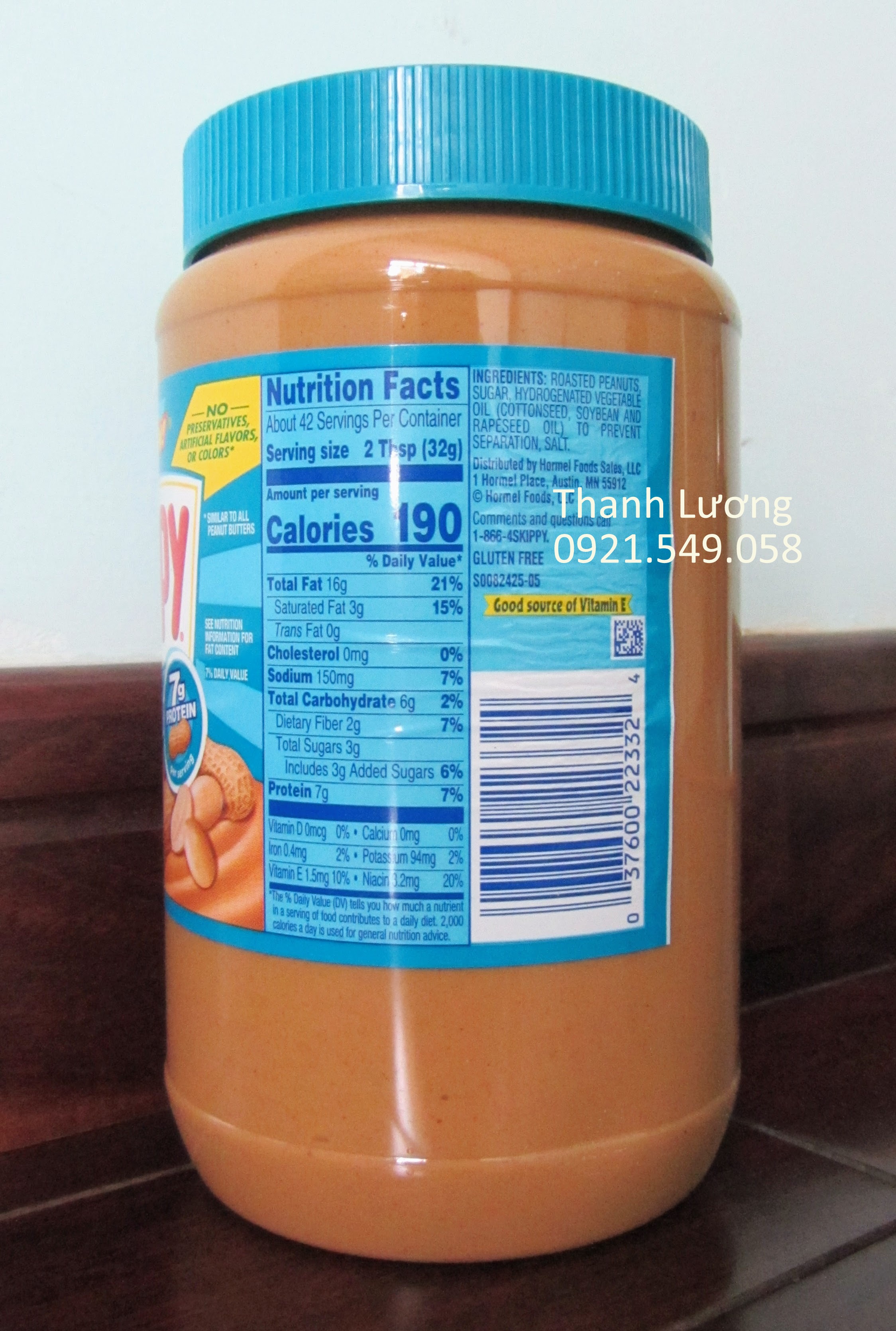 Bơ đậu phộng Skippy Creamy (1.36kg) - USA