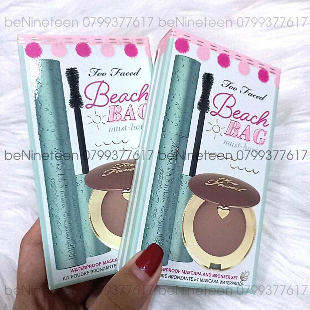 [FULLSIZE] Bộ Trang Điểm Too Faced gồm Mascara và Bronzer