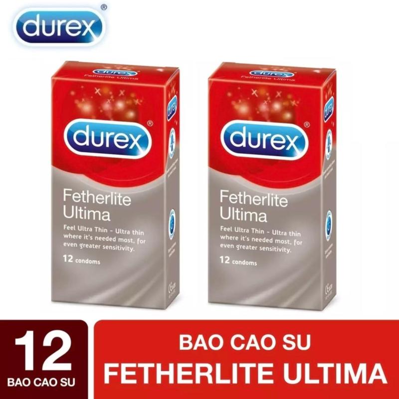 [MUA 1 TẶNG 1] Bao Cao Su Durex Fetherlite Ultima siêu mỏng [che tên sản phẩm] cao cấp