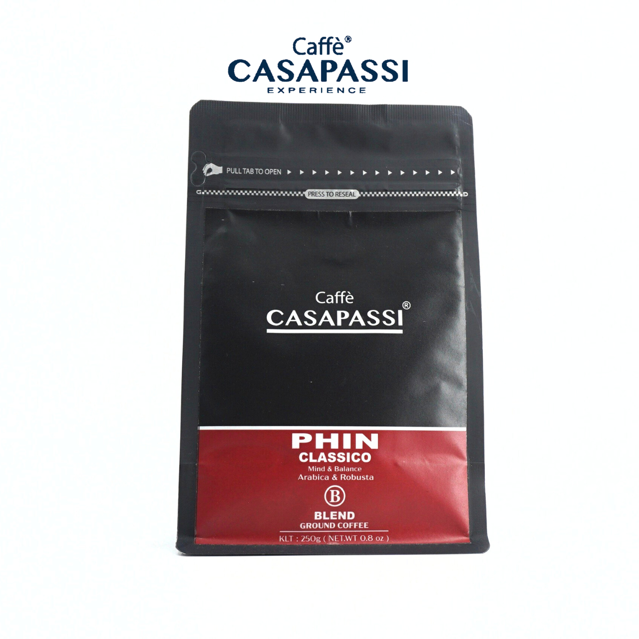 Casapassi Caffè | Classico Filter Coffee | Premium Medium Roast | Balanced Arabica & Robusta Blend