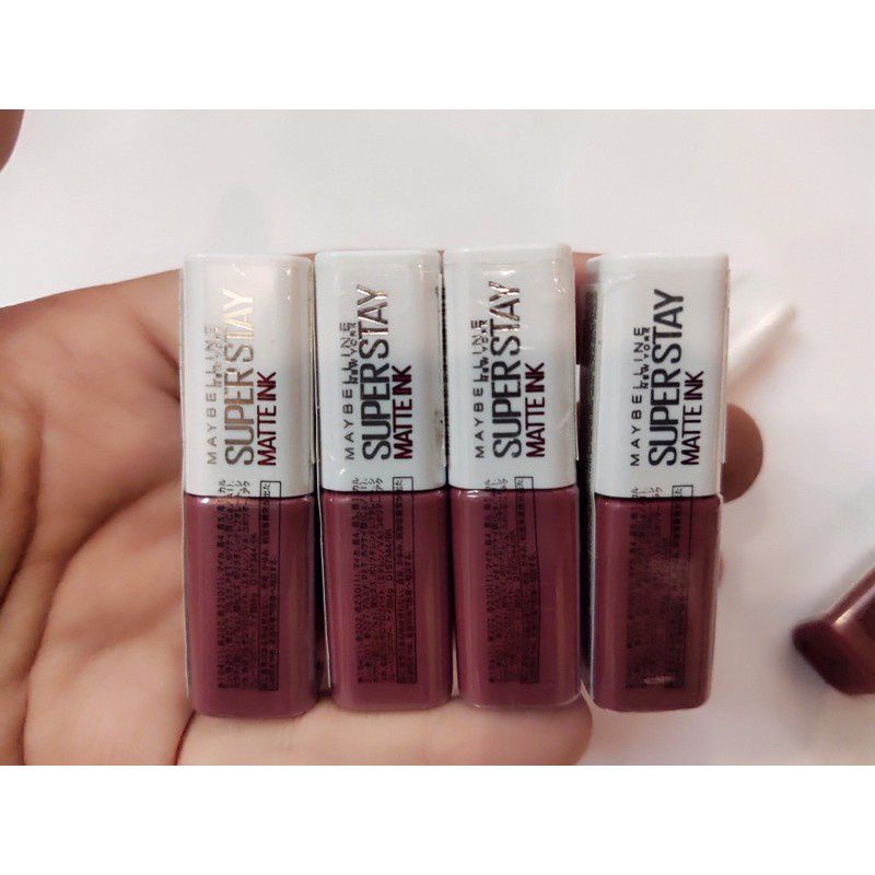 [FREESHIP MAX] 2.7ml - Son kem lỳ Super stay Matte Ink Maybelline Ruler 80 [xuzshop]