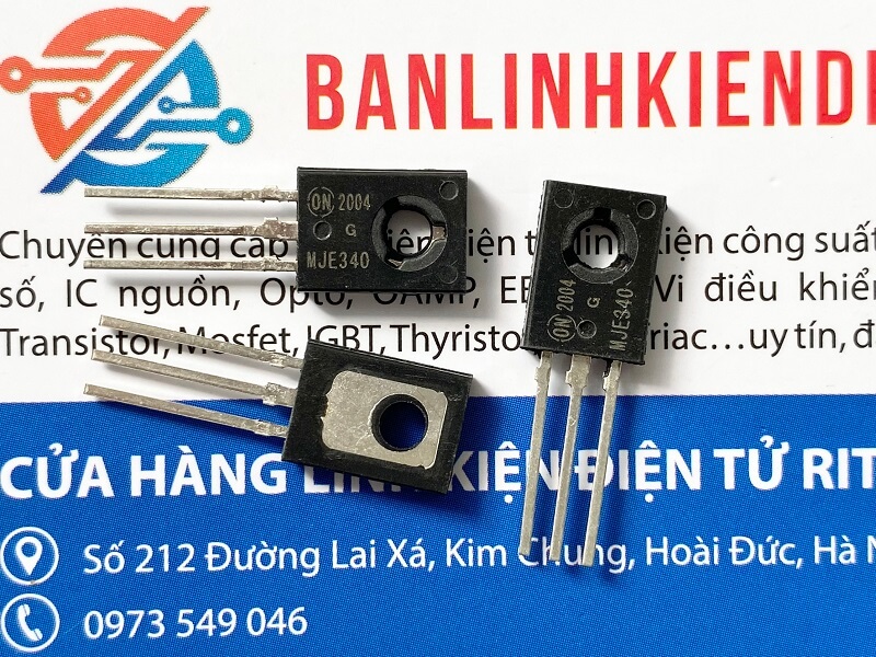 Je340g, mje340, mje340g transistor npn 0.5a 300v to-225