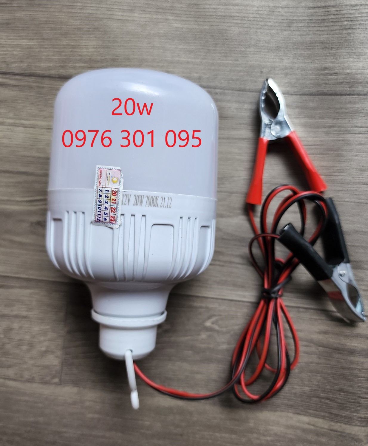 Bóng led kẹp bình ắc quy 12v 20w - 30w - 40w