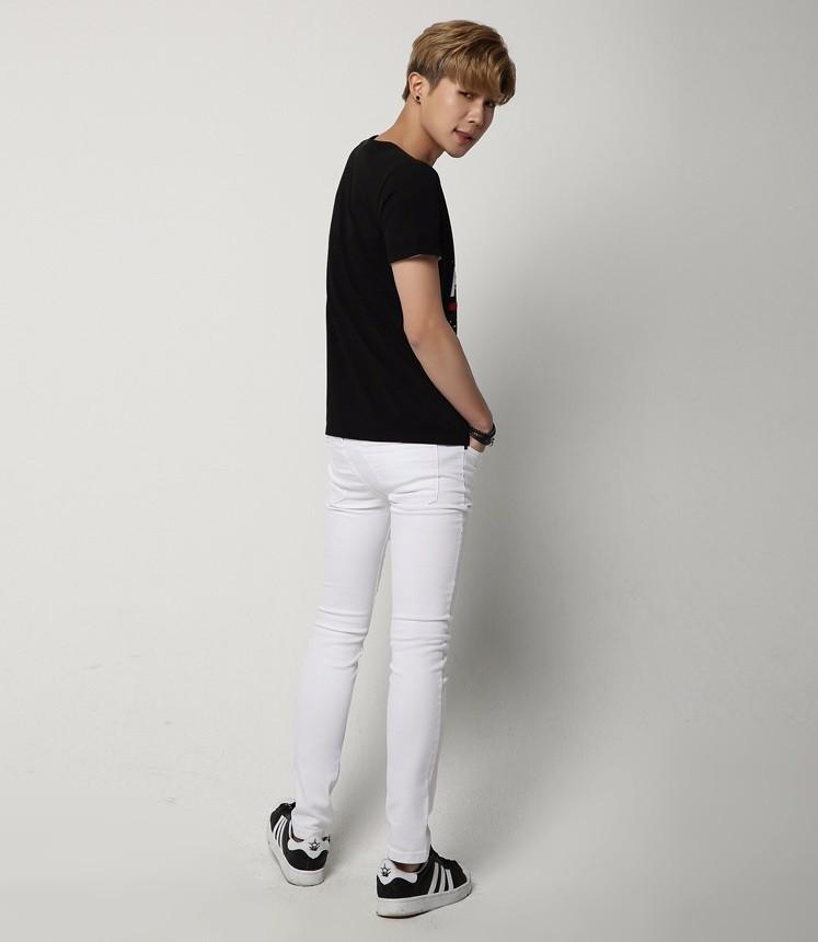Quần jean côn skinny nam