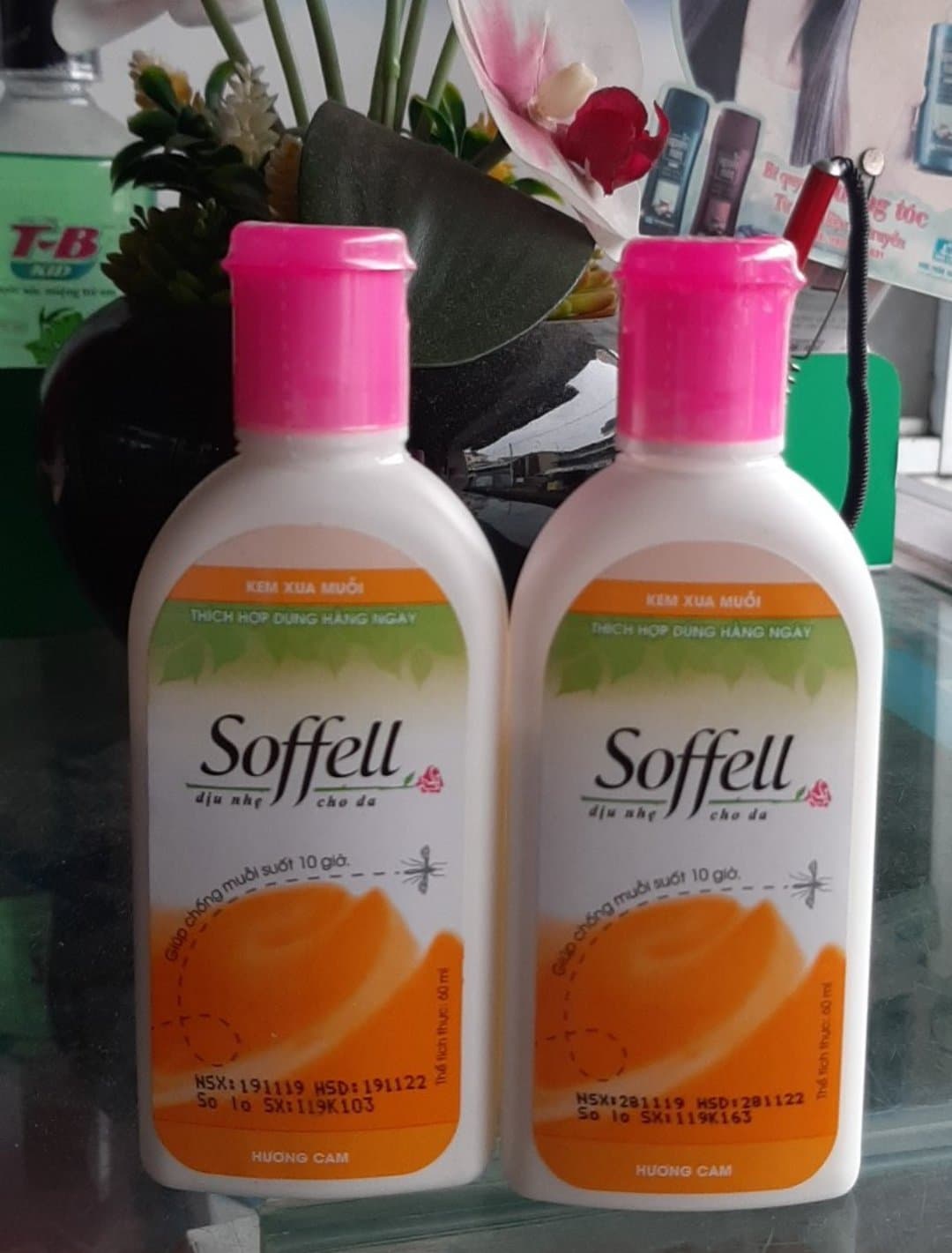 soffell kem xua muỗi  soffel chai 60ml