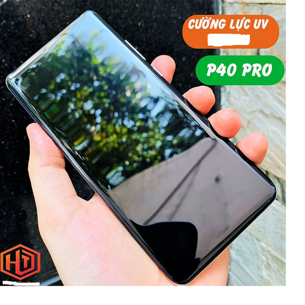 Kính cường lực trong suốt Full màn hình Full keo UV cho Huawei P40 Pro