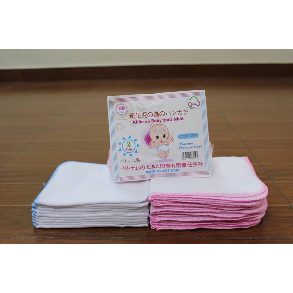 10 Chiếc khăn sữa 2 lớp cho bé