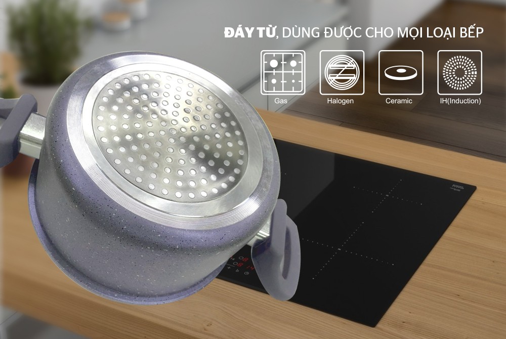 NỒI VÂN ĐÁ ĐÁY TỪ SUNHOUSE