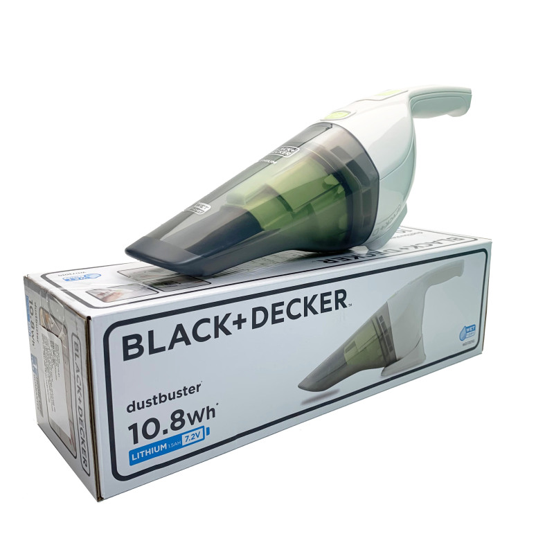 Máy hút bụi dùng pin 7.2V Black + Decker WD7201G - Hút bụi 2 chức năng: bụi khô và ướt hiệu quả