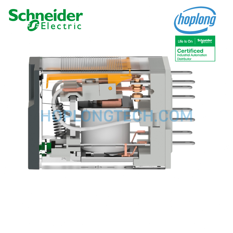 Relay trung gian RXM2LB2B7 Schneider - 2 Poles (8 chân)