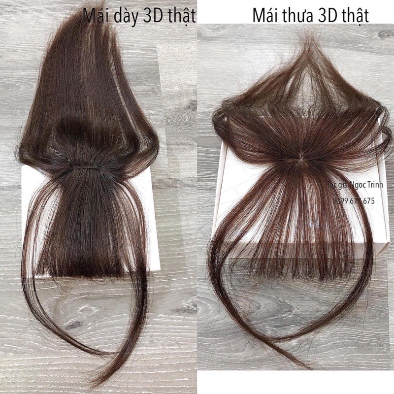 TÓC 100% ❤️MÁI 3D MẪU MỚI ❤️ loại cao cấp