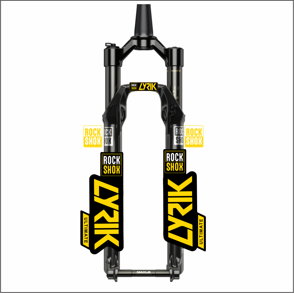 Tem decal dán phuộc xe đạp Rockshox LYRIK ULTIMATE 2021