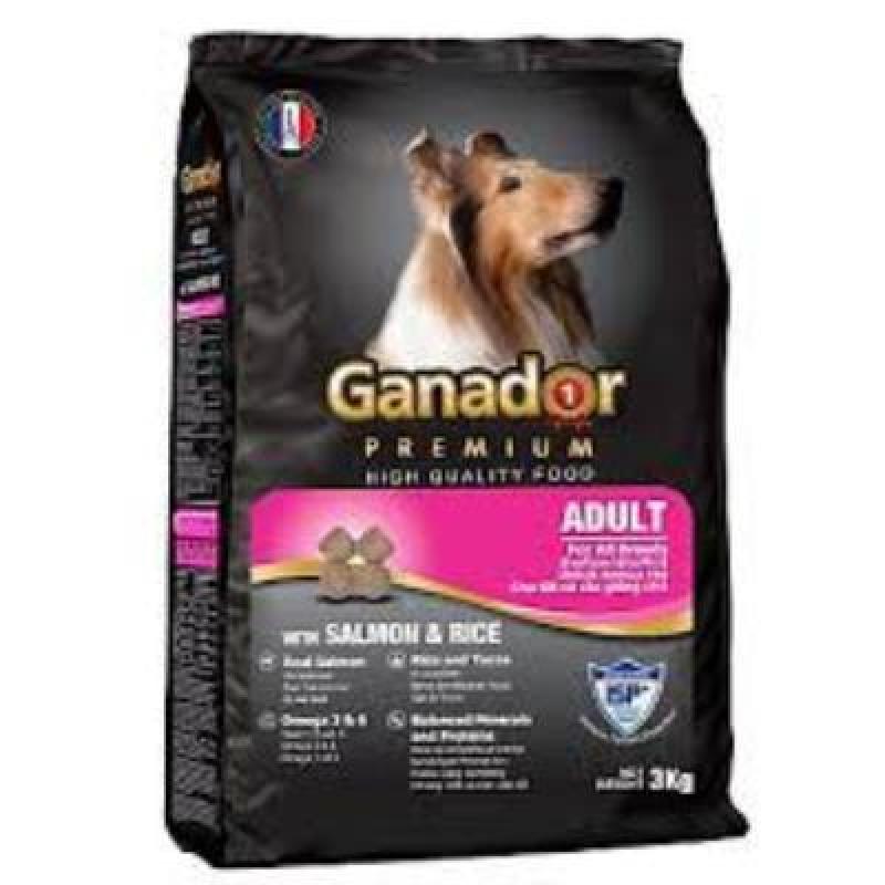 Thức ăn cho chó trưởng thành Ganador vị cá hồi & gạo Salmon & Rice 3kg