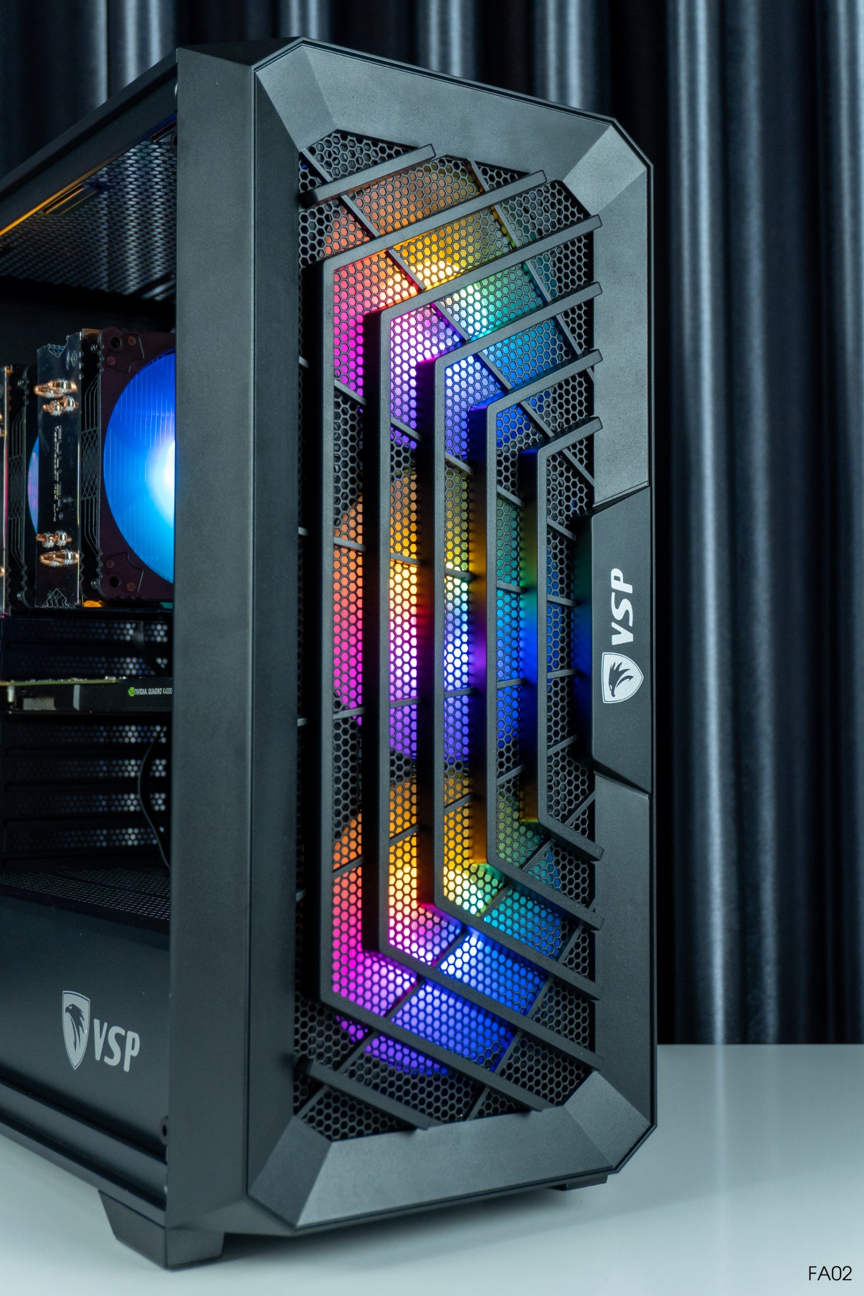 Vỏ Máy Tính / Case VSP FA01 / V3 Full ATX lắp Main thường, Main Dual Xeon (Chưa bao gồm Fan Case và các linh kiện khác)