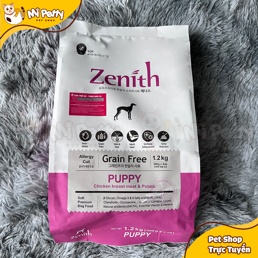 Thức ăn hạt mềm Zenith dành cho chó con (1,2Kg - 300G)