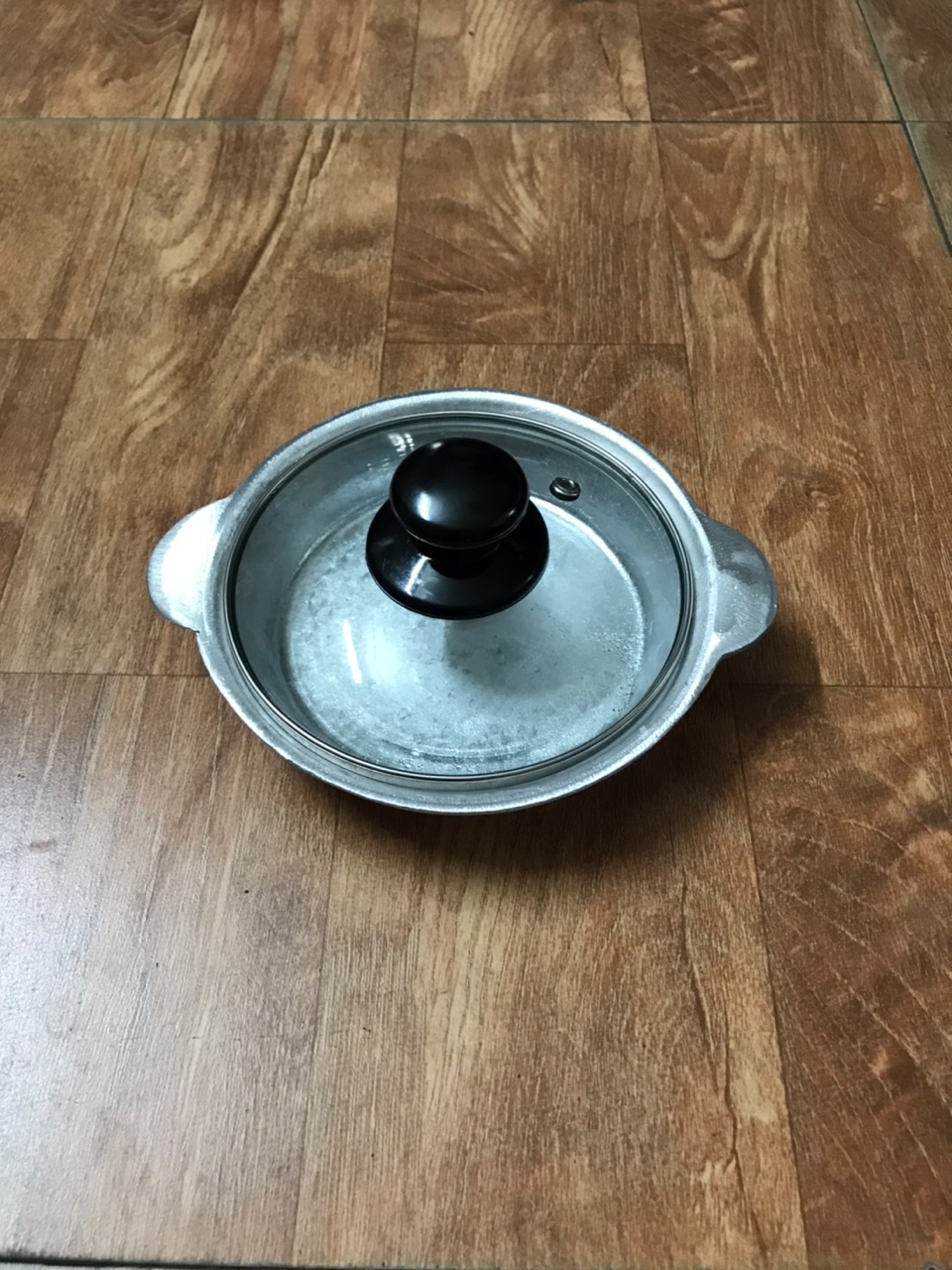 Chảo gang đúc 16.5cm*4cm kèm nắp kính