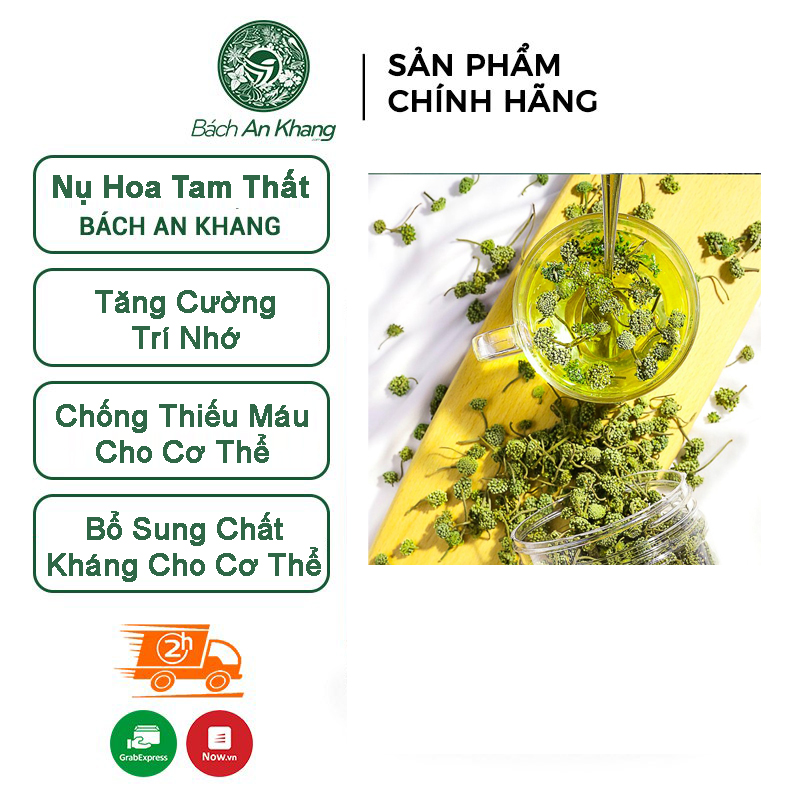 Nụ Hoa Tam Thất Khô thượng hạng Bách An Khang Loại Ngon tốt cho sức khoẻ