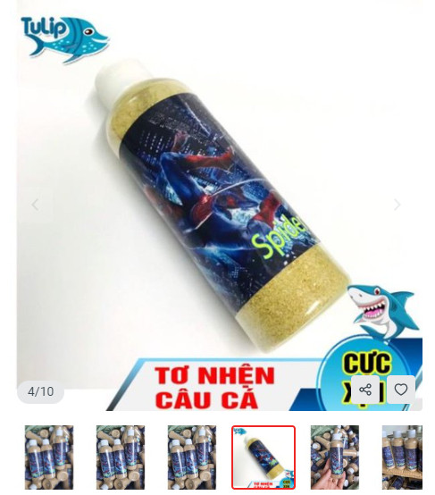 COMBO   2 LỌ MỒI BỘT TƠ NHỆN CHUYÊN CÂU ĐÀI