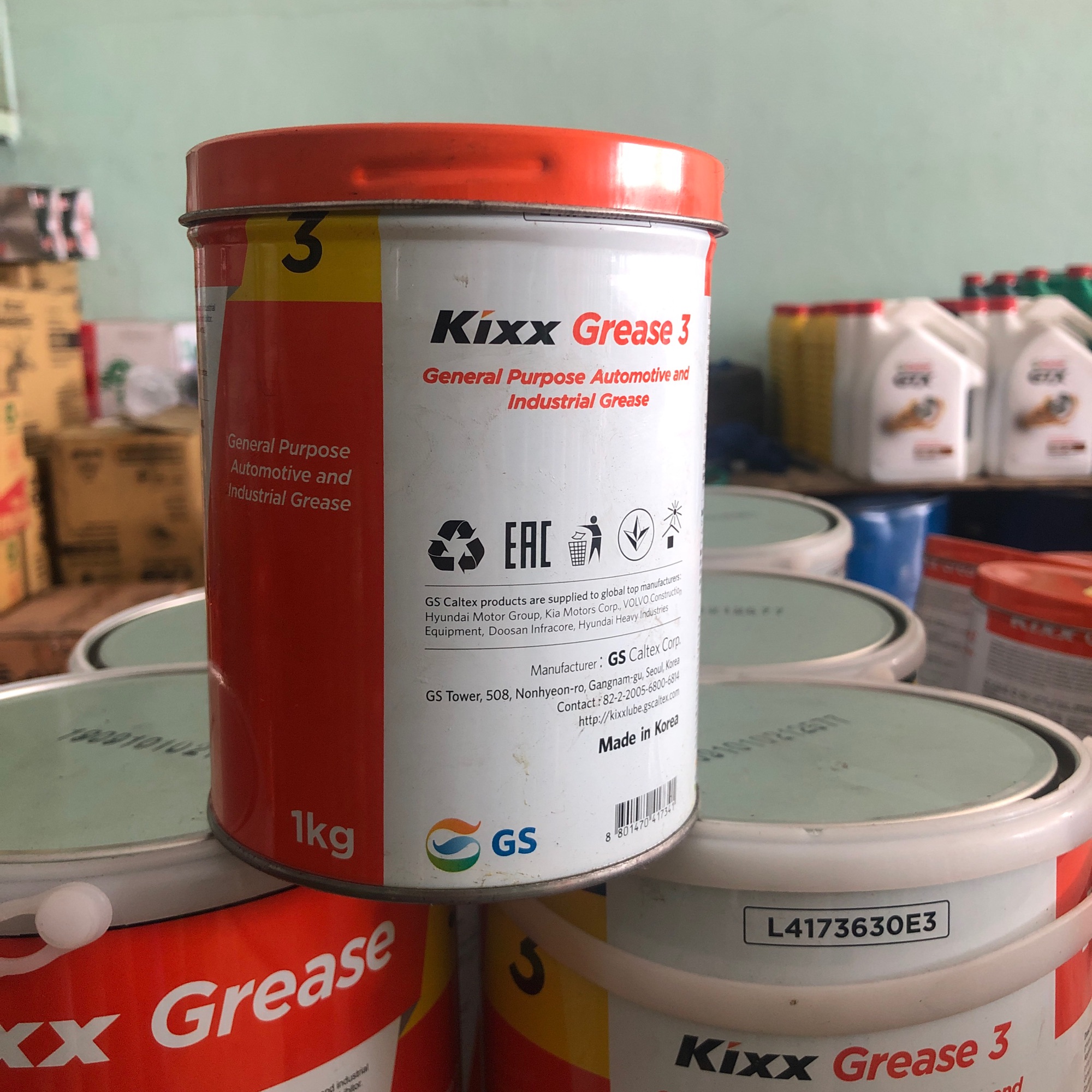 Mỡ đa dụng Kixx Grease 3 1kg