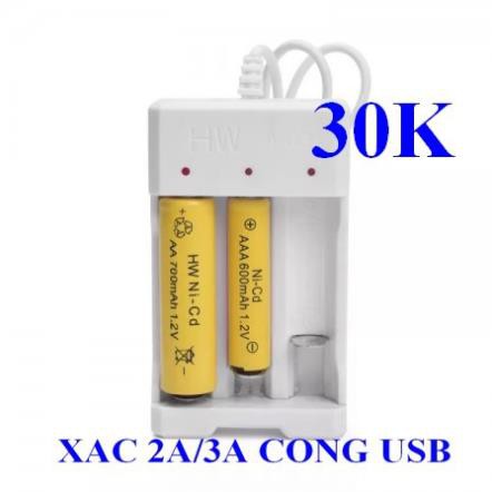 Bộ xạc pin 2a/3a cổng usb shopanhthu