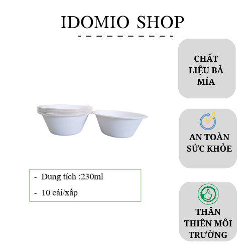 Chén Nước Chấm Bả Mía 230ml - Hàng Thái Lan -10 Cái
