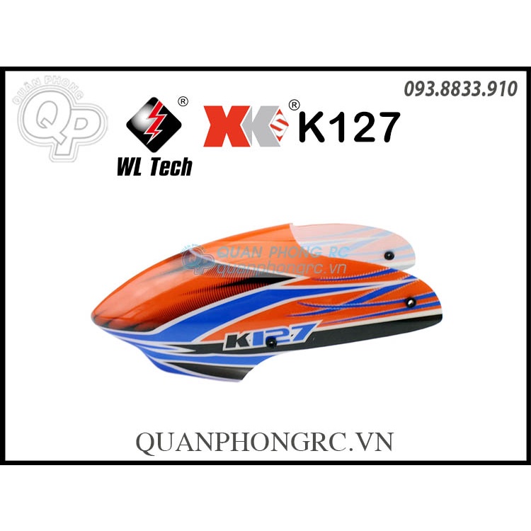 Vỏ nắp wltoys xk k127 canopy
