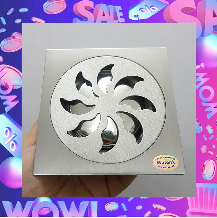 [Q.Tân Bình] Phễu Thoát Sàn Hố Ga Thoát Nước Bằng Inox 304- Chống Mùi Hôi