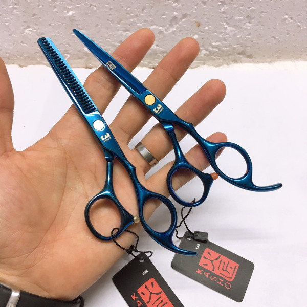 Cặp kéo cắt tỉa kasho 6.0 inch (tặng kèm bao da)