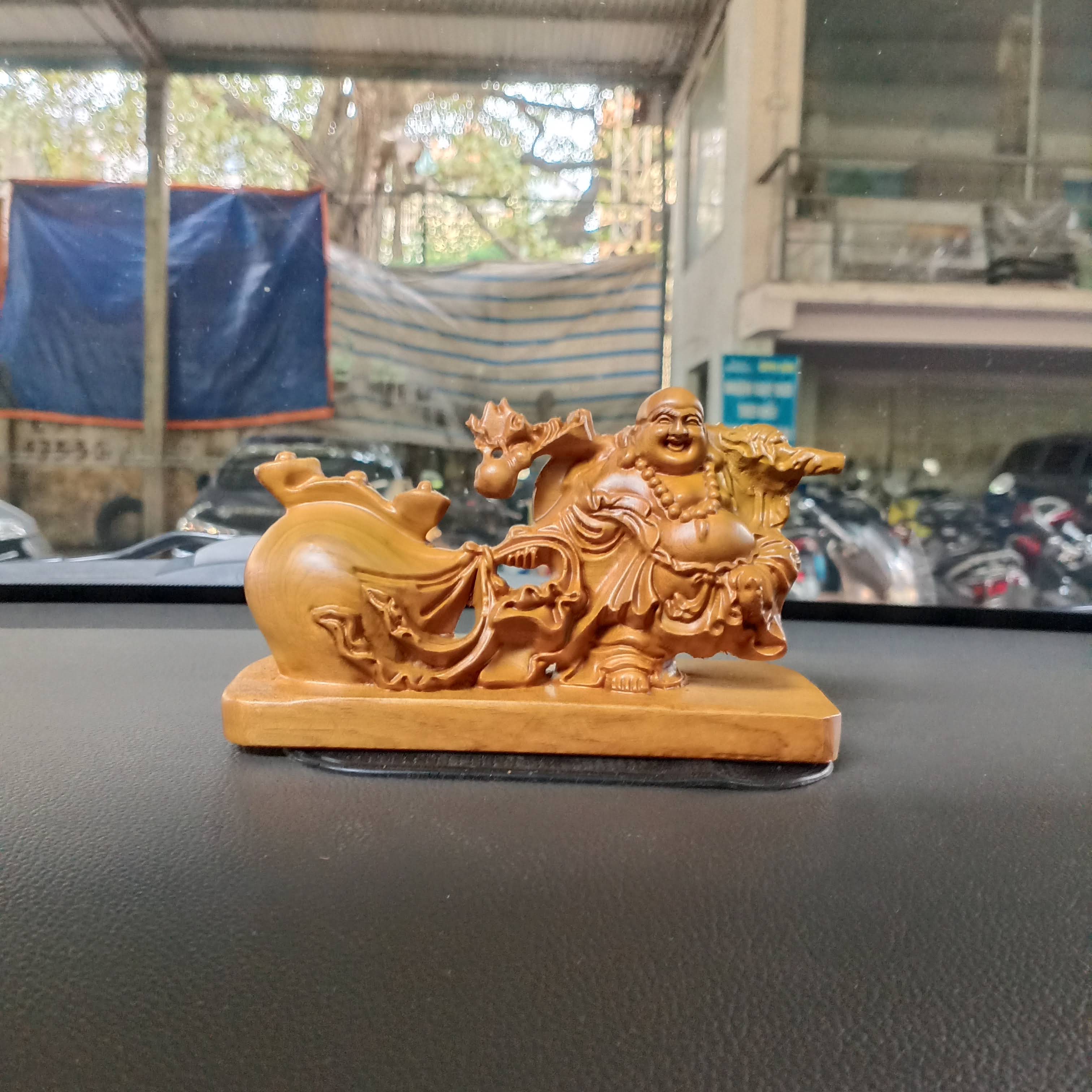 Tượng phật di lặc kéo bao tiền