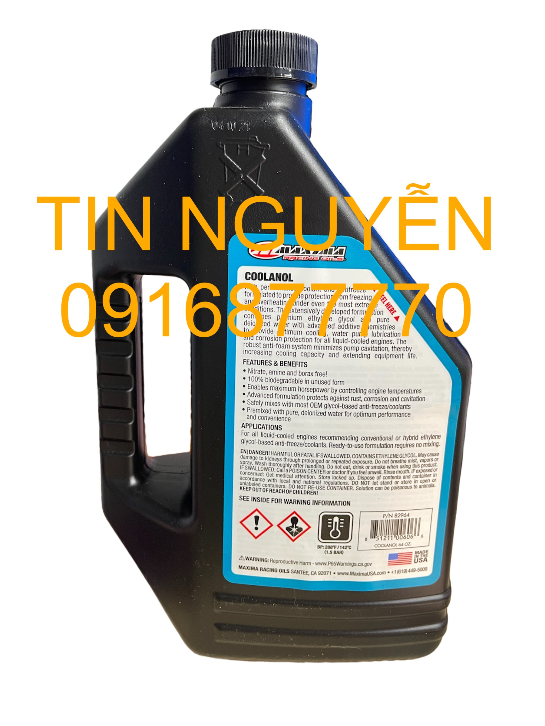 Nước mát Maxima Coolanol 1.893 Lit chính hãng