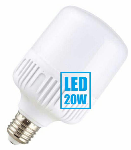 Bóng đèn LED búp trụ kín nước siêu sáng 20W Đuôi đèn tròn E27