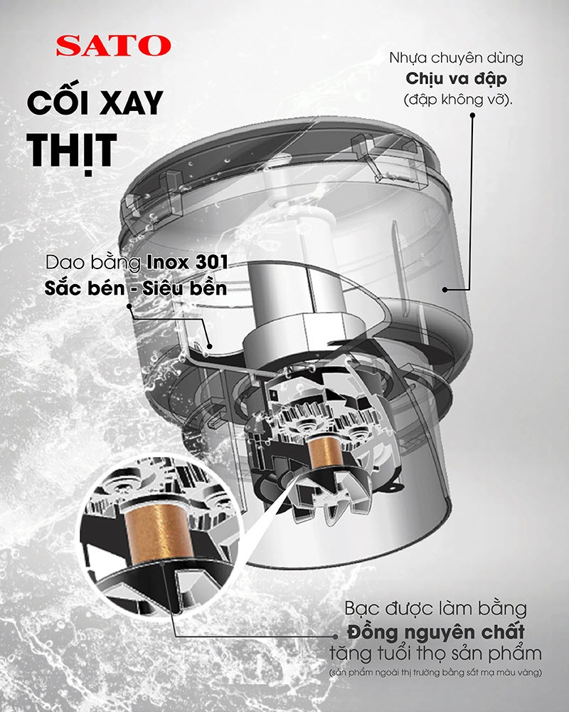 Máy xay sinh tố SATO MX4301A