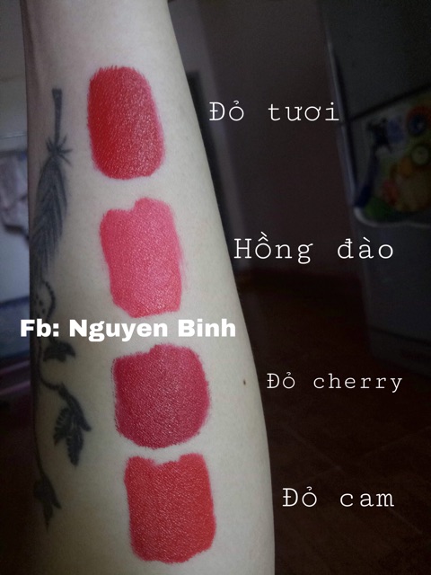 Màu Khoáng Làm Son Môi (Màu Mỹ Mix, Kèm Ảnh Thật)